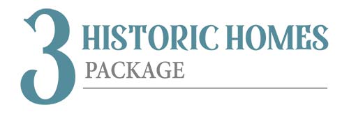 3 Historic Homes Overnight Package